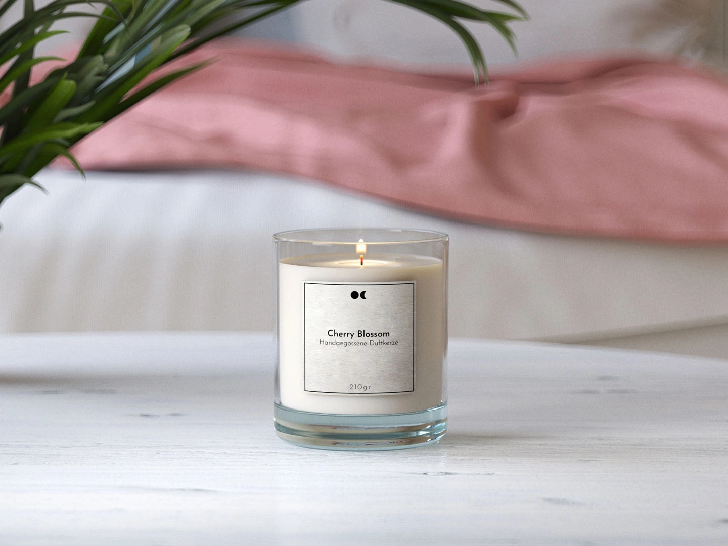 Scented candle in a jar – Cherry Blossom