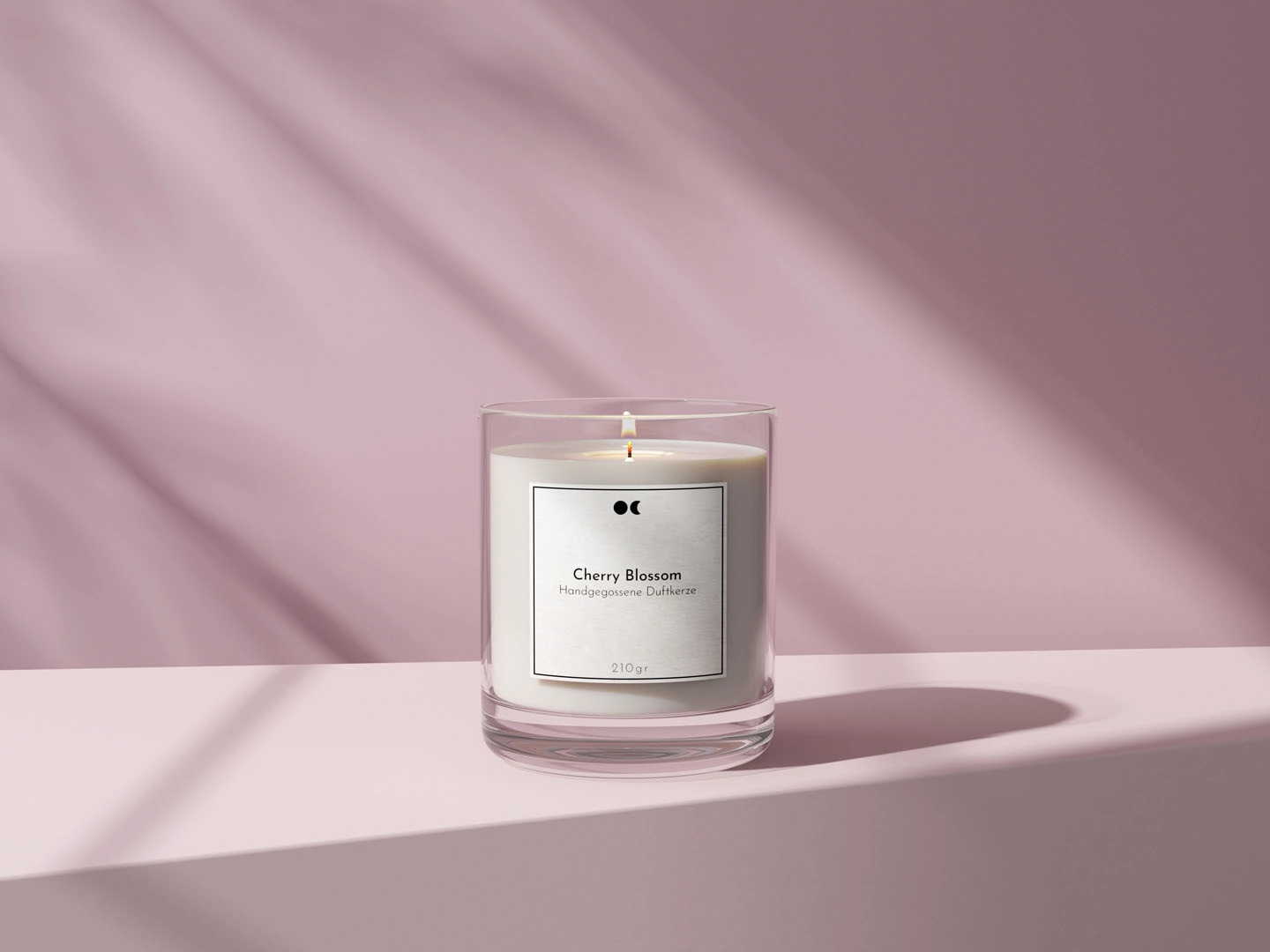 Scented candle in a jar - Cherry Blossom